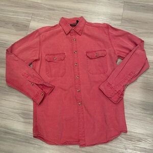 Patagonia Red Casual Button Down Shirt